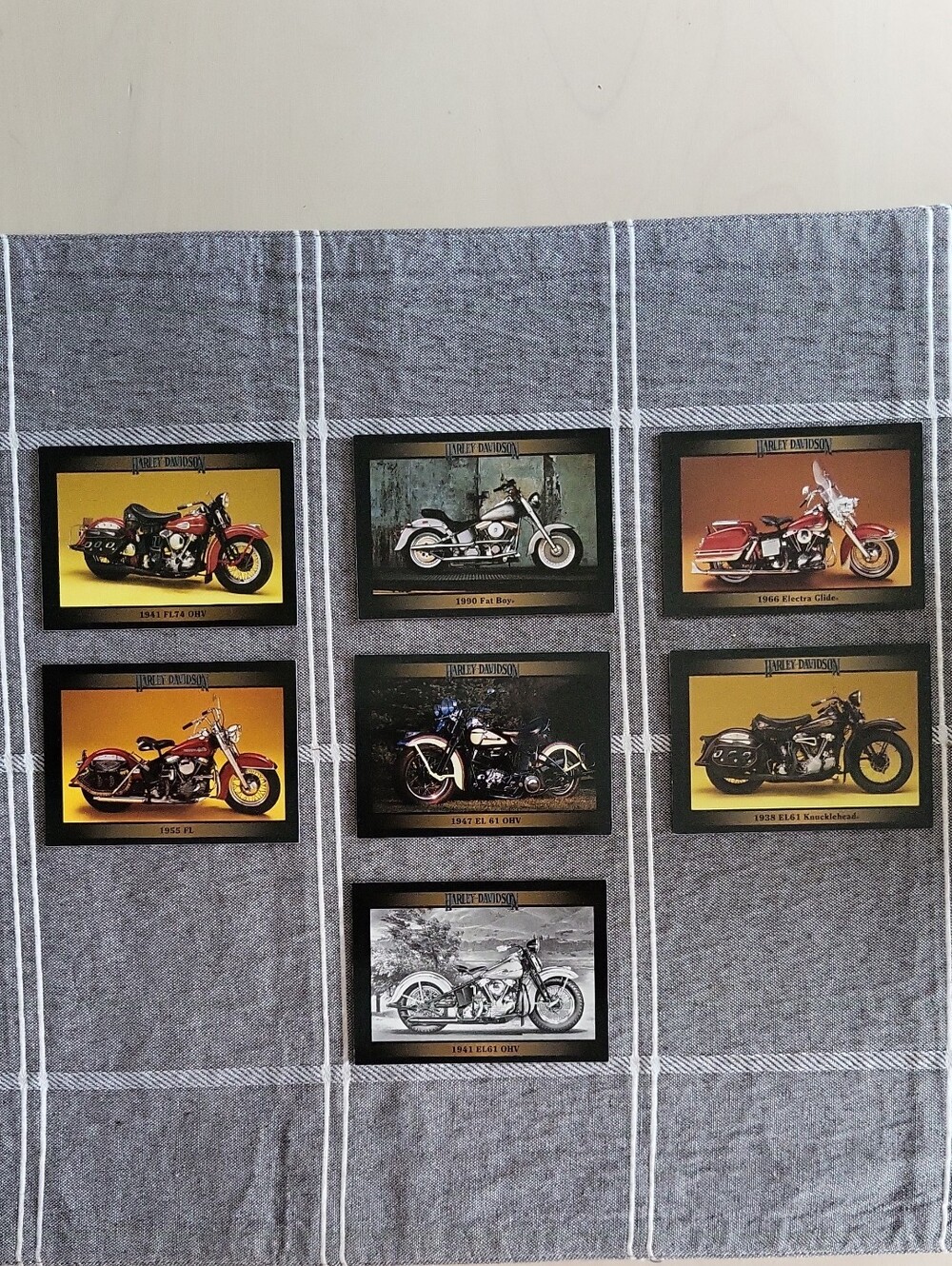 Harley-Davidson Vintage Motorcycle Cards